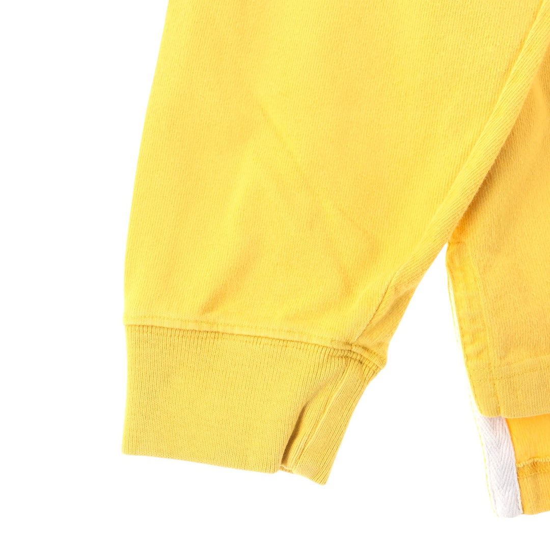 Ralph Lauren POLO by Ralph Lauren long sleeve rugby shirt, men's size L cotton yellow type Vintage Second Hand