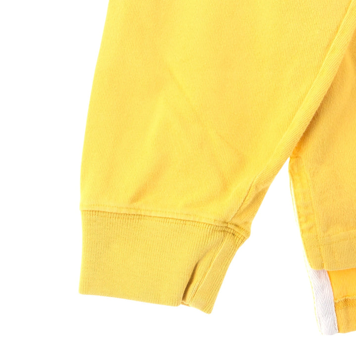 Ralph Lauren POLO by Ralph Lauren long sleeve rugby shirt, men's size L cotton yellow type Vintage Second Hand