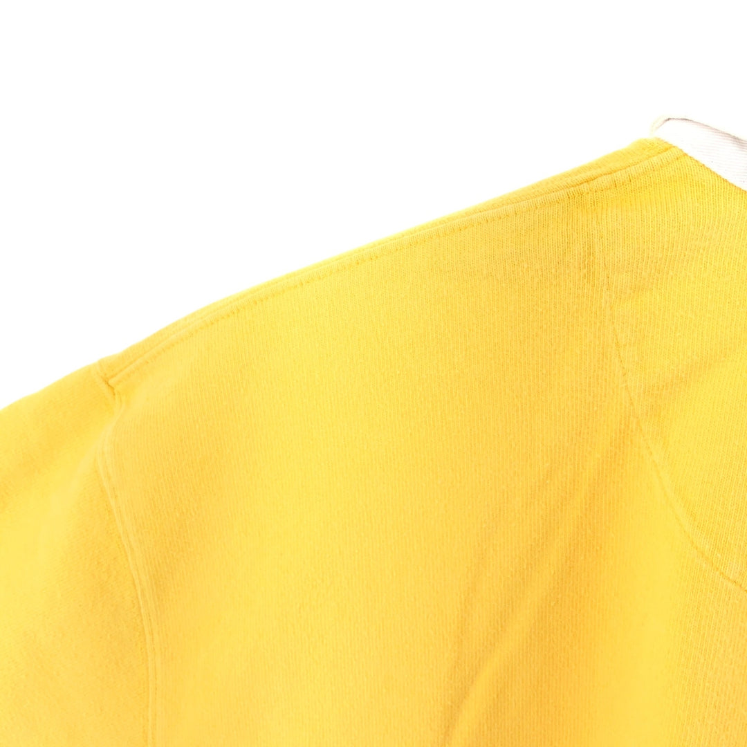 Ralph Lauren POLO by Ralph Lauren long sleeve rugby shirt, men's size L cotton yellow type Vintage Second Hand