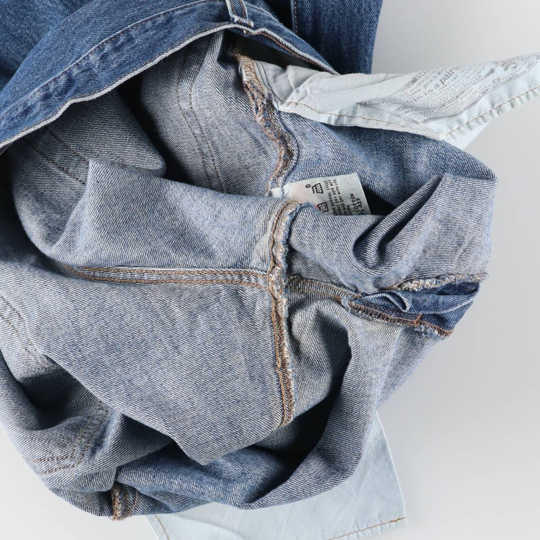 00'S Levi's 501 straight denim pants for men, size W34 cotton blue type Vintage Second Hand