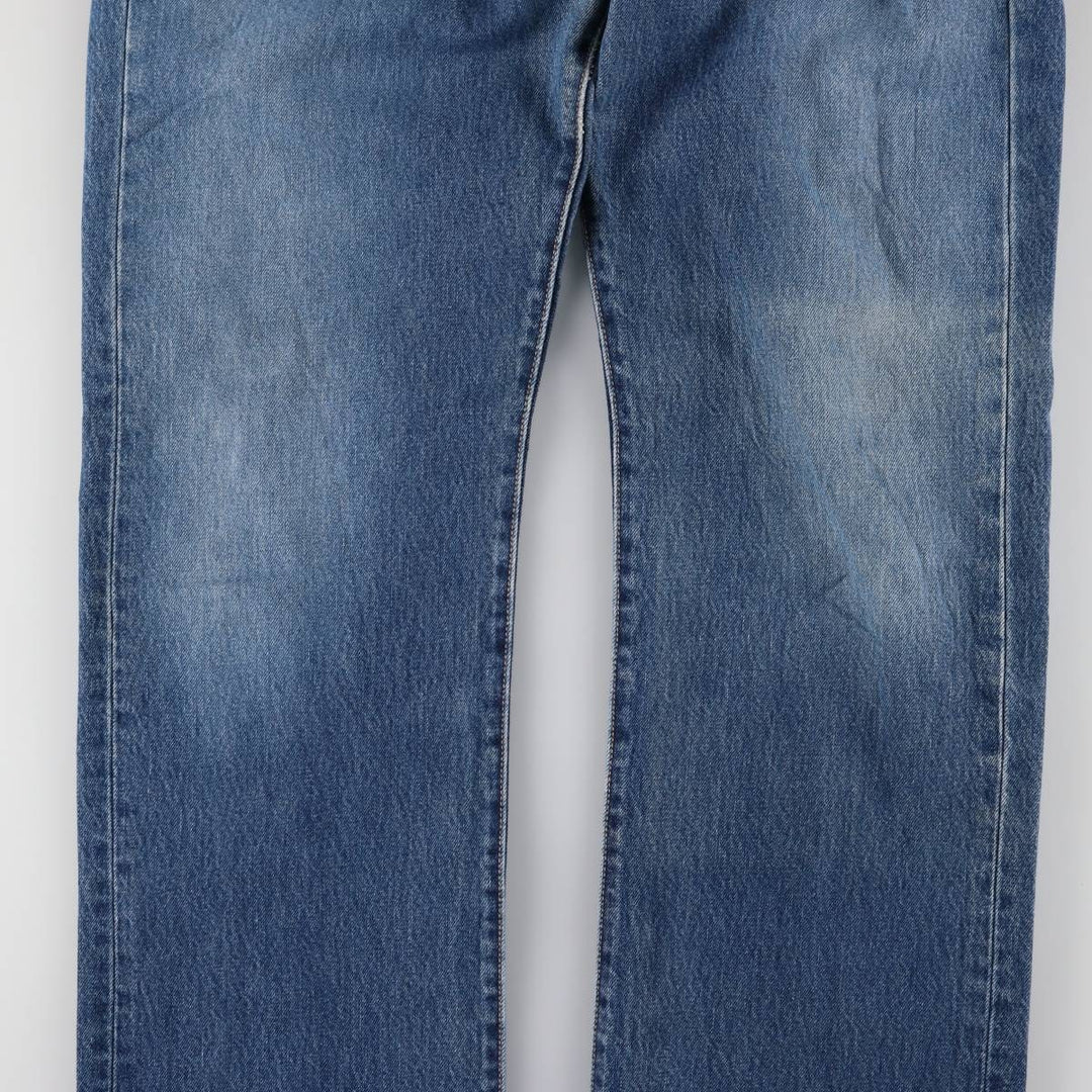 00'S Levi's 501 straight denim pants for men, size W34 cotton blue type Vintage Second Hand