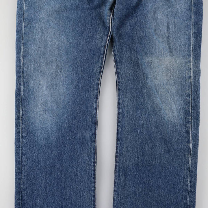 00'S Levi's 501 straight denim pants for men, size W34 cotton blue type Vintage Second Hand