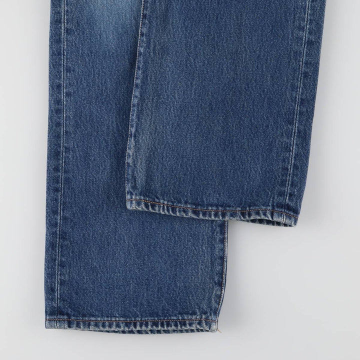 00'S Levi's 501 straight denim pants for men, size W34 cotton blue type Vintage Second Hand