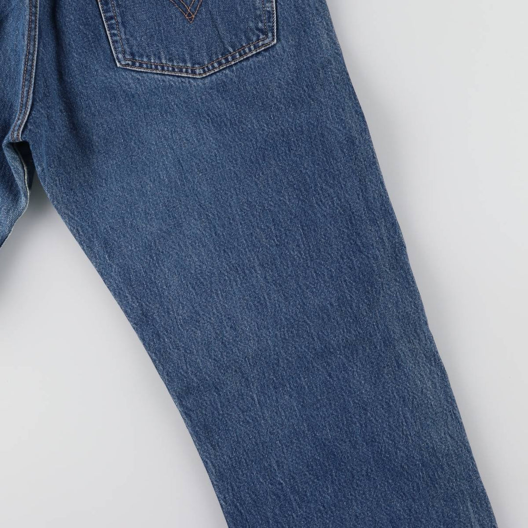 00'S Levi's 501 straight denim pants for men, size W34 cotton blue type Vintage Second Hand