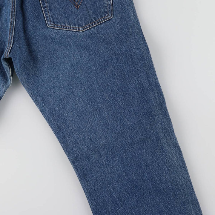 00'S Levi's 501 straight denim pants for men, size W34 cotton blue type Vintage Second Hand