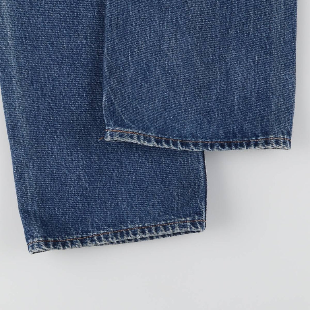 00'S Levi's 501 straight denim pants for men, size W34 cotton blue type Vintage Second Hand