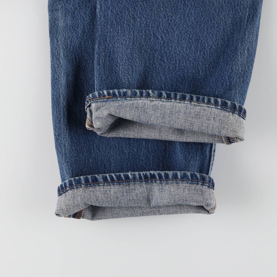 00'S Levi's 501 straight denim pants for men, size W34 cotton blue type Vintage Second Hand