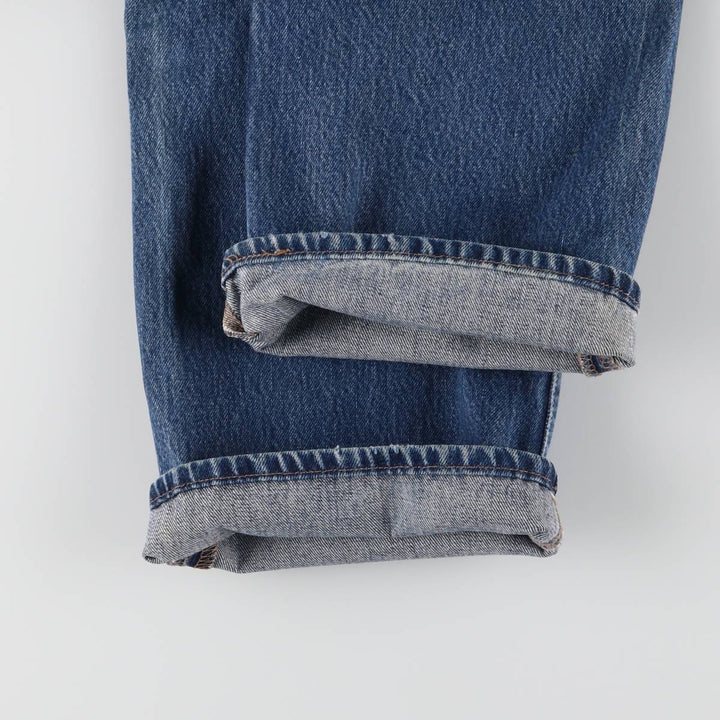 00'S Levi's 501 straight denim pants for men, size W34 cotton blue type Vintage Second Hand
