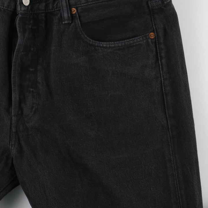 Levi's 501 Black Denim Straight Denim Pants for Men, W35 cotton black type Vintage Second Hand