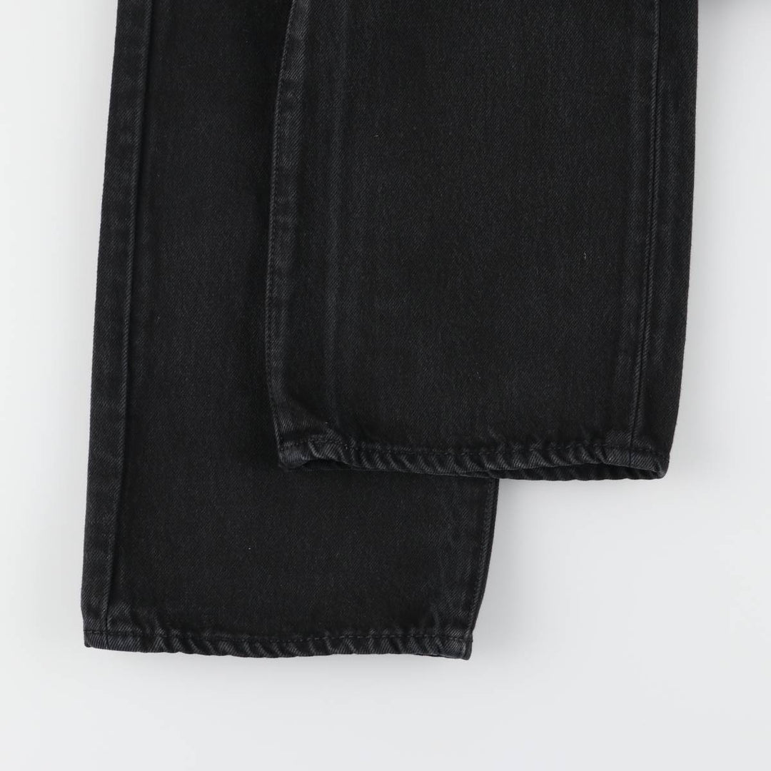 Levi's 501 Black Denim Straight Denim Pants for Men, W35 cotton black type Vintage Second Hand
