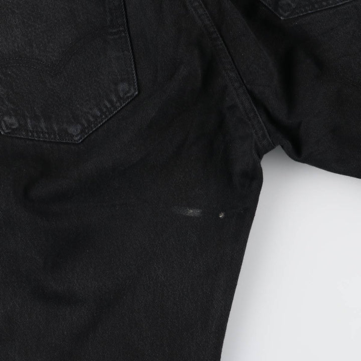 Levi's 501 Black Denim Straight Denim Pants for Men, W35 cotton black type Vintage Second Hand