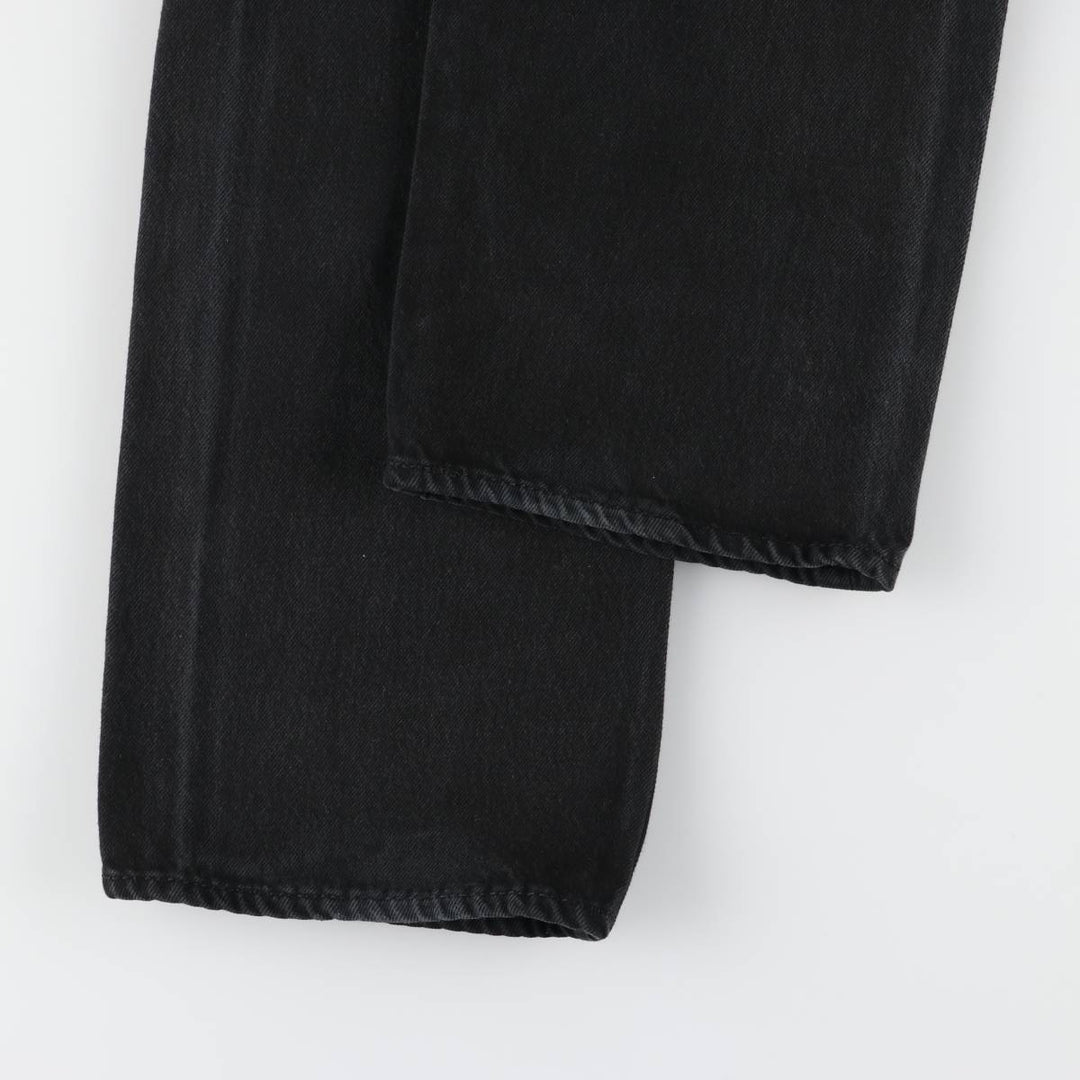 Levi's 501 Black Denim Straight Denim Pants for Men, W35 cotton black type Vintage Second Hand