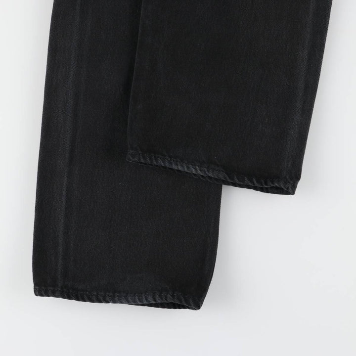 Levi's 501 Black Denim Straight Denim Pants for Men, W35 cotton black type Vintage Second Hand