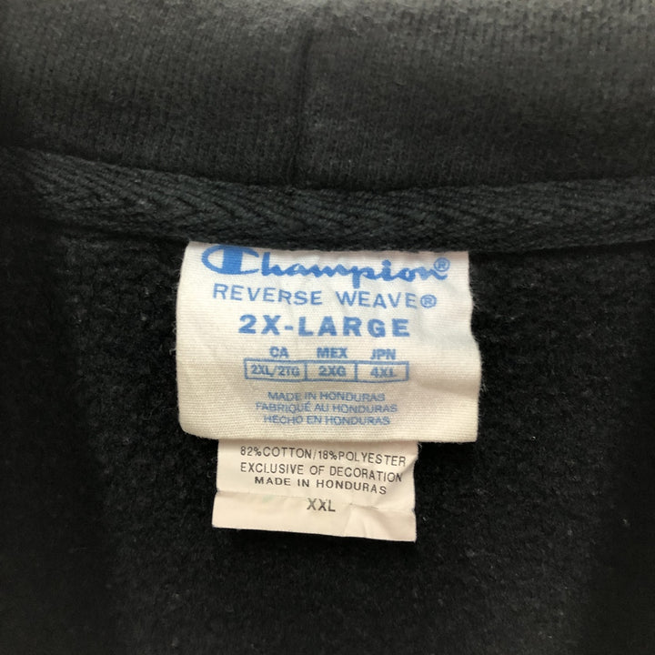 Champion Reverse Weave Sweat Pullover Hoodie, Men's XXL cotton black type Vintage Second Hand