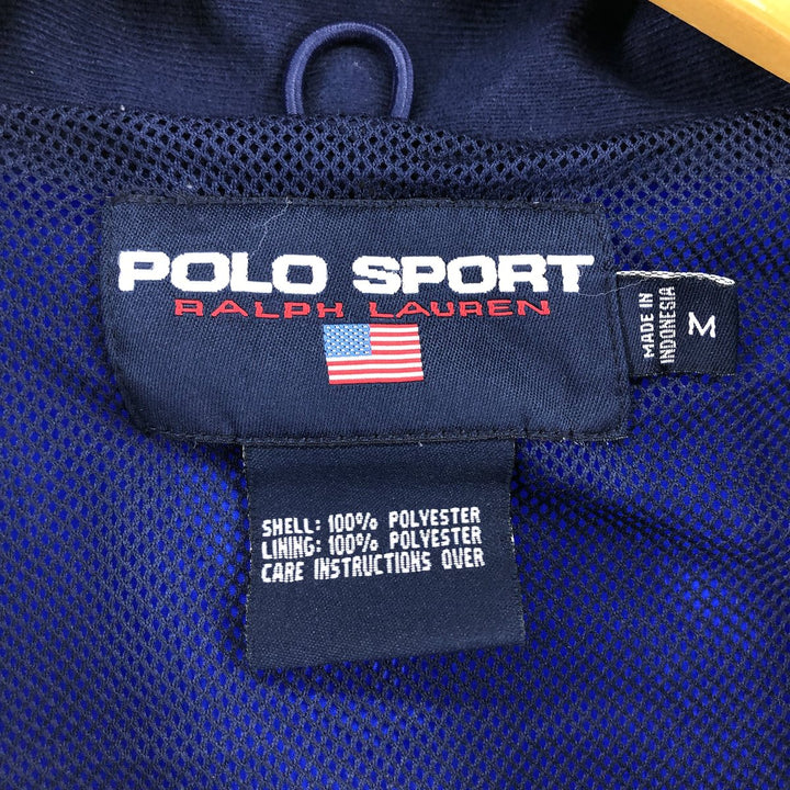 Ralph Lauren POLO SPORT windbreaker, men's size M polyester blue type Vintage Second Hand