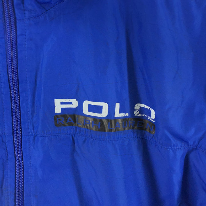 Ralph Lauren POLO SPORT windbreaker, men's size M polyester blue type Vintage Second Hand