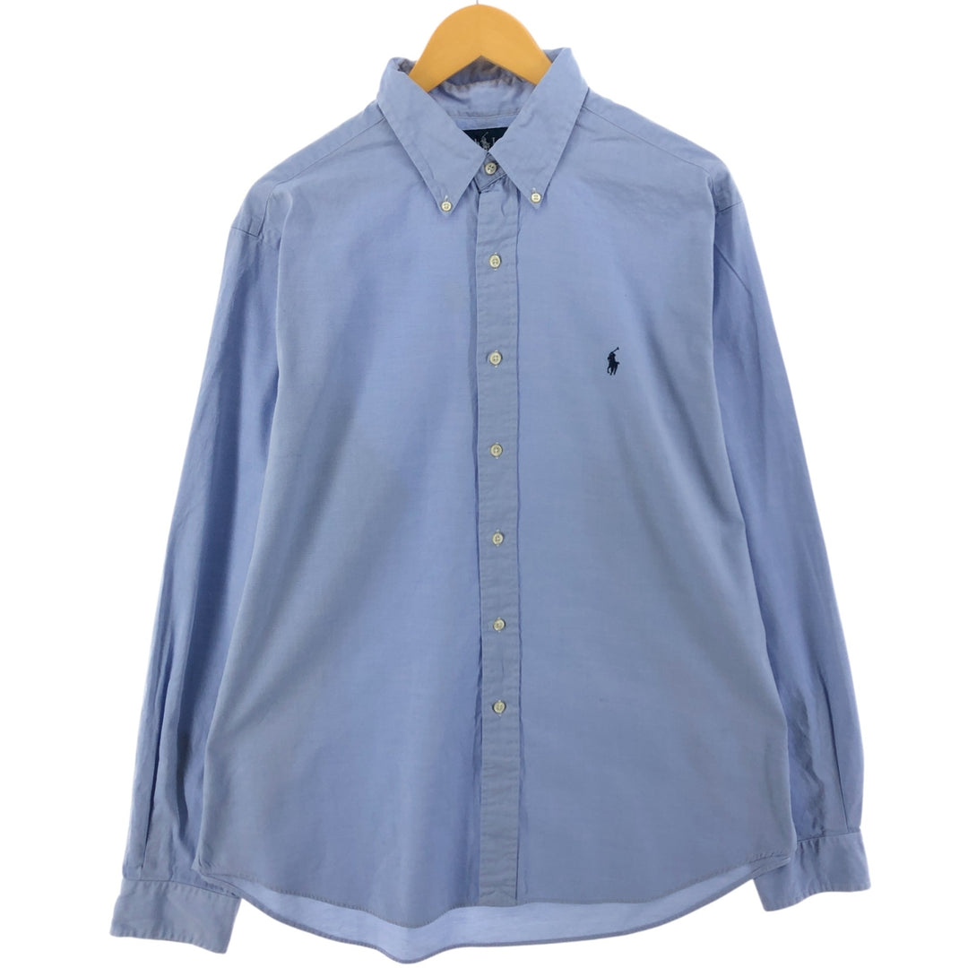 Ralph Lauren Classic Fit Long Sleeve Button Down Shirt Men's XL cotton blue type Vintage Second Hand
