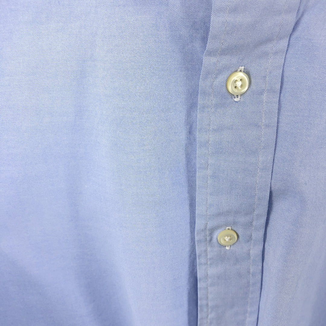 Ralph Lauren Classic Fit Long Sleeve Button Down Shirt Men's XL cotton blue type Vintage Second Hand