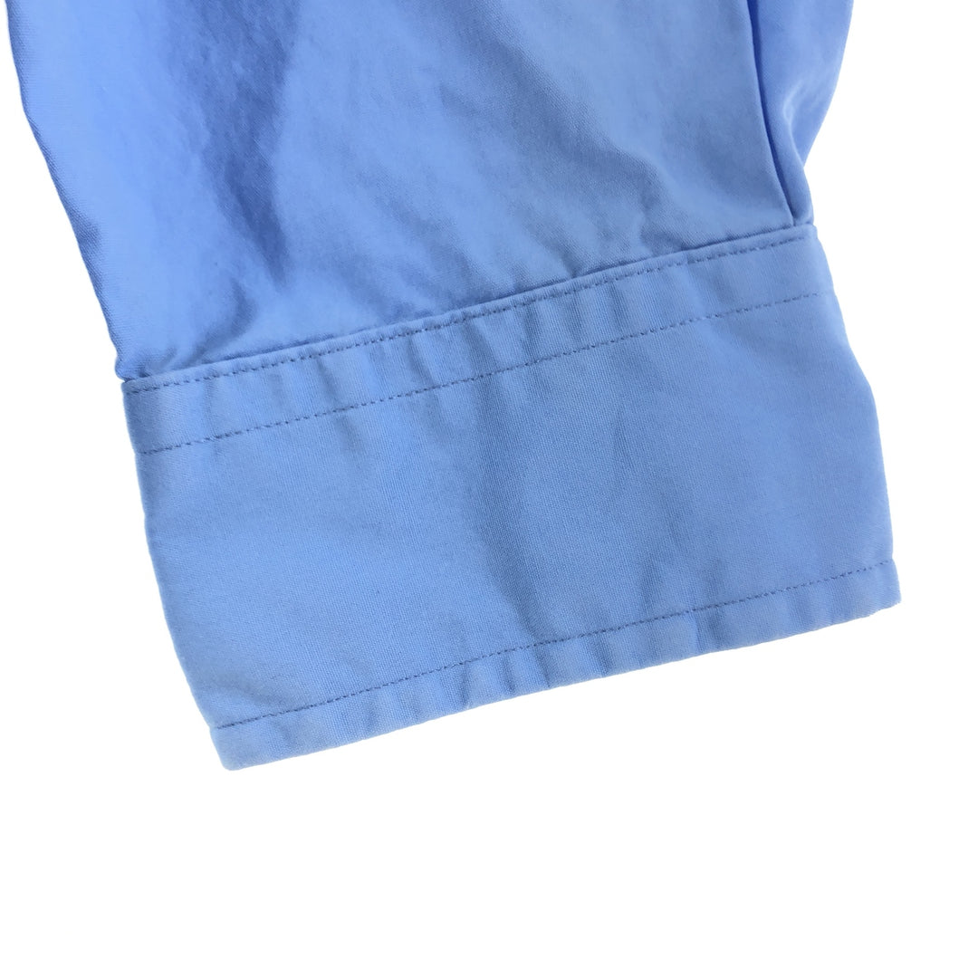 Ralph Lauren CUSTOM FIT long sleeve button down shirt, men's size M cotton Blue type light blue Vintage Second Hand