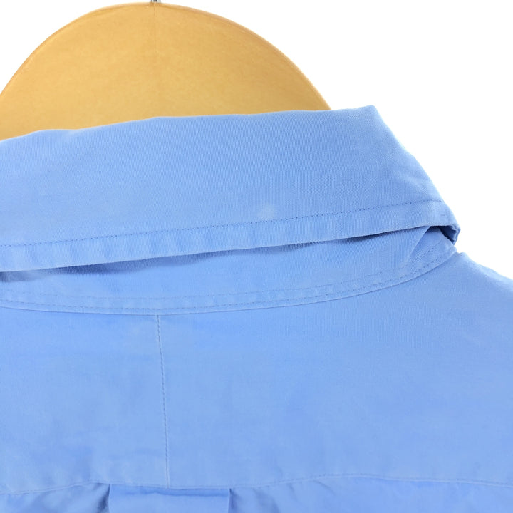 Ralph Lauren CUSTOM FIT long sleeve button down shirt, men's size M cotton Blue type light blue Vintage Second Hand