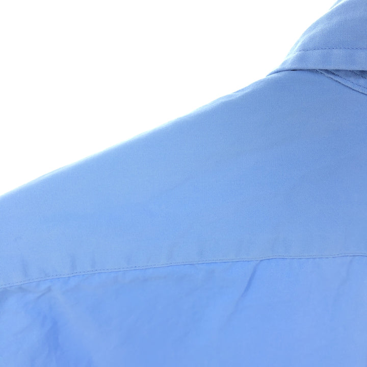 Ralph Lauren CUSTOM FIT long sleeve button down shirt, men's size M cotton Blue type light blue Vintage Second Hand
