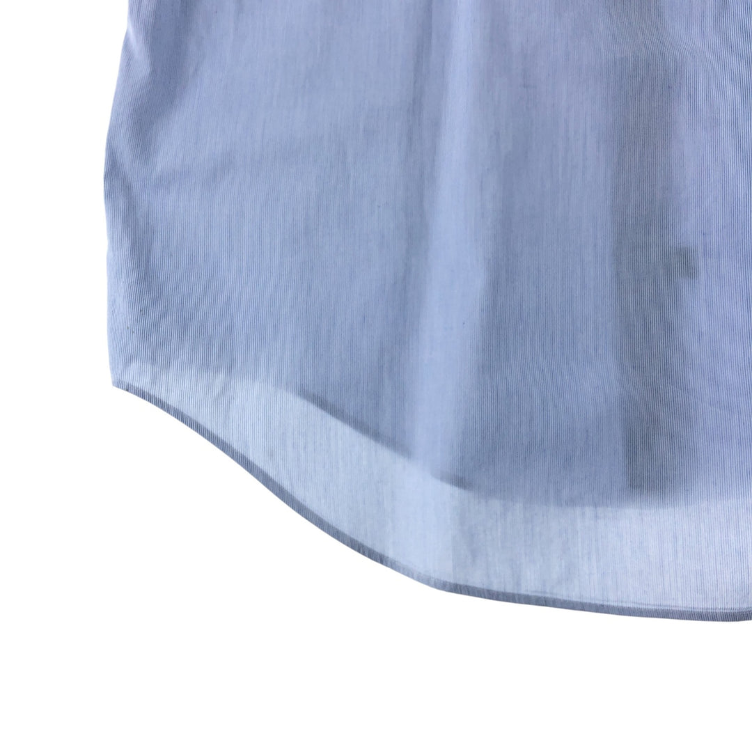 Ralph Lauren YARMOUTH Long Sleeve Button-Down Striped Shirt, Men's Size L cotton Blue type light blue Vintage Second Hand