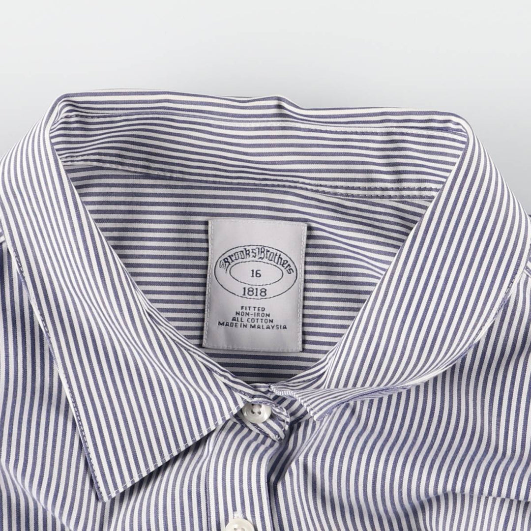 Brooks Brothers 1818 Long Sleeve Cotton Striped Shirt Women's Size L / eaa525705