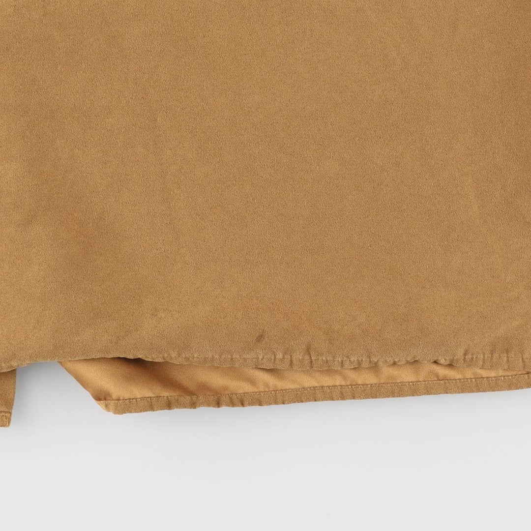 WHITE STAG Long Sleeve Faux Suede Shirt, Women's, Size XL polyester Beige type Vintage Second Hand