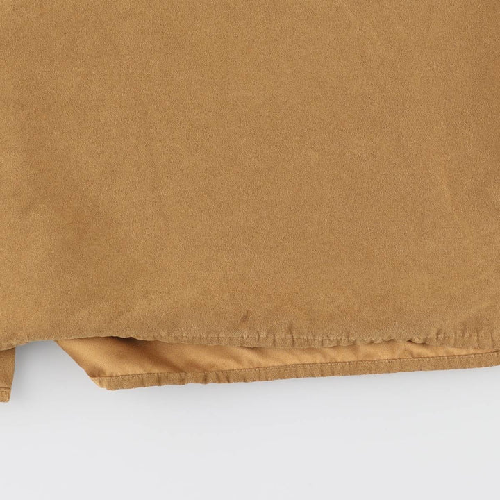 WHITE STAG Long Sleeve Faux Suede Shirt, Women's, Size XL polyester Beige type Vintage Second Hand