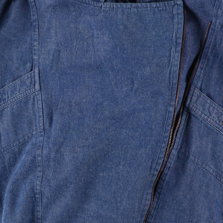 80s~ Bardinella Designs Bat-dyed Denim Double Rider Jacket Women's M Size Vintage /eaa525752