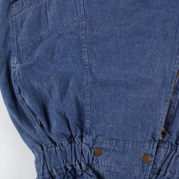 80s~ Bardinella Designs Bat-dyed Denim Double Rider Jacket Women's M Size Vintage /eaa525752