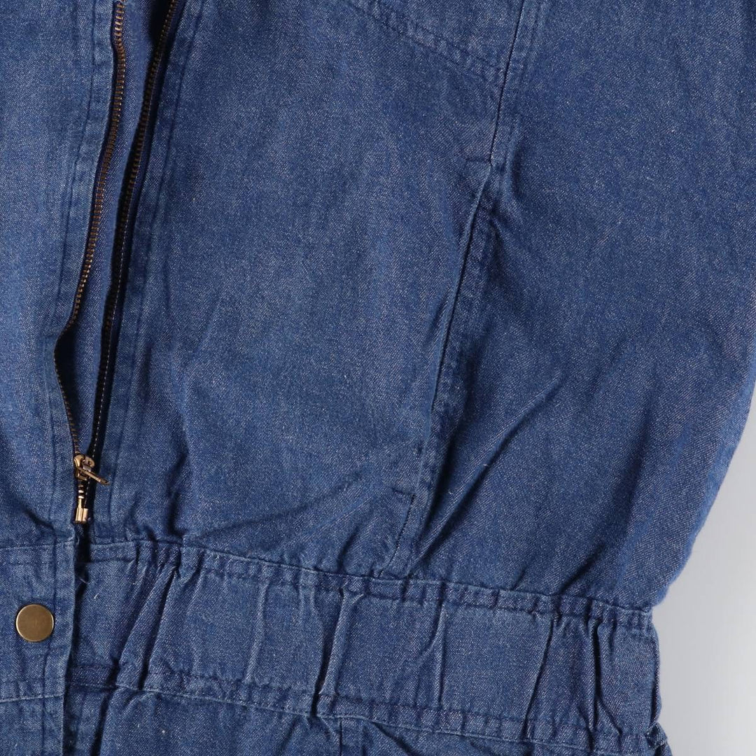 80s~ Bardinella Designs Bat-dyed Denim Double Rider Jacket Women's M Size Vintage /eaa525752