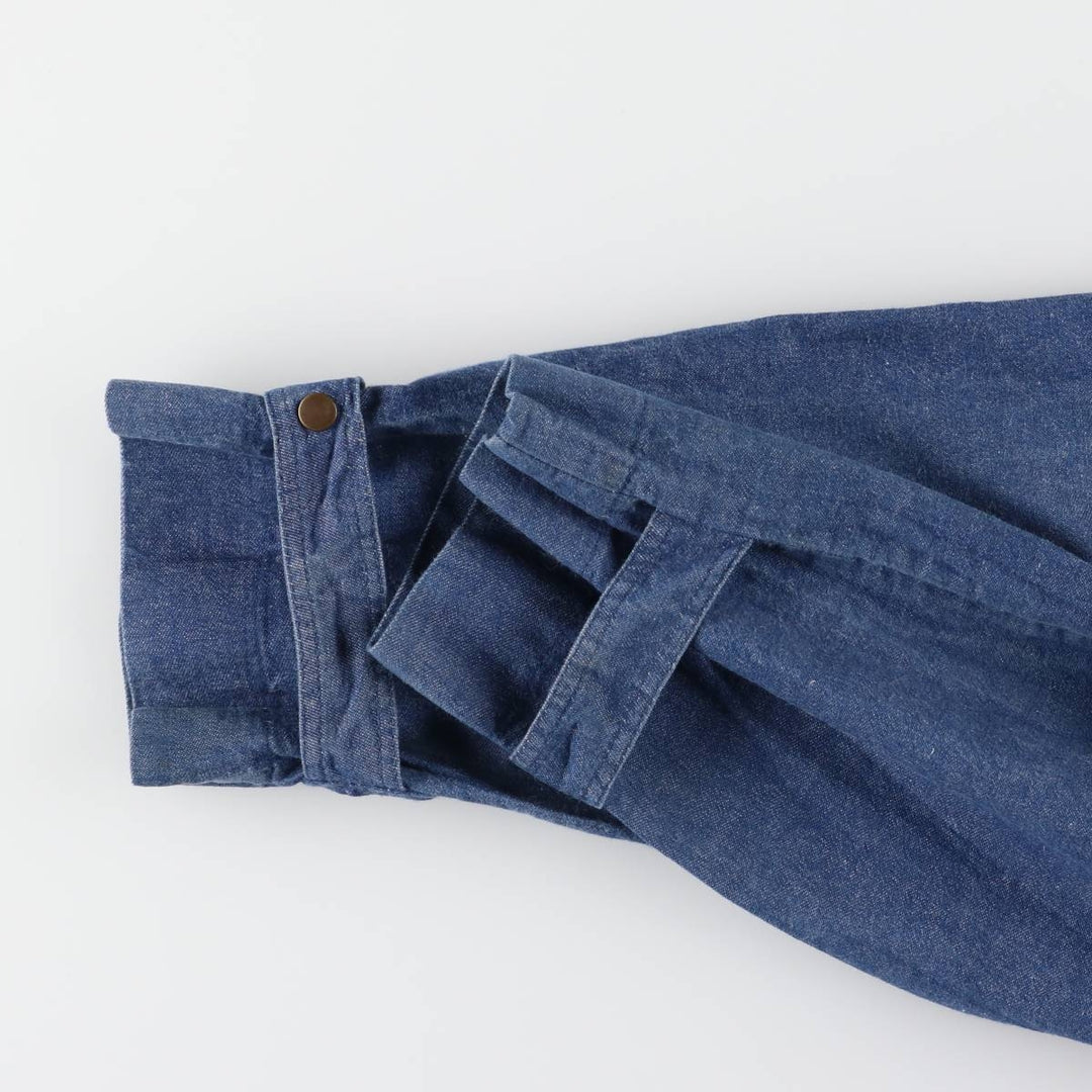 80s~ Bardinella Designs Bat-dyed Denim Double Rider Jacket Women's M Size Vintage /eaa525752