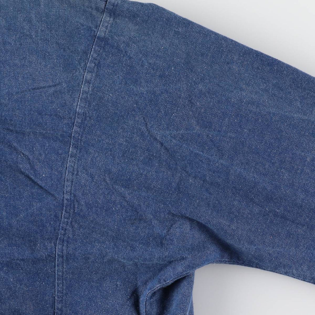 80s~ Bardinella Designs Bat-dyed Denim Double Rider Jacket Women's M Size Vintage /eaa525752