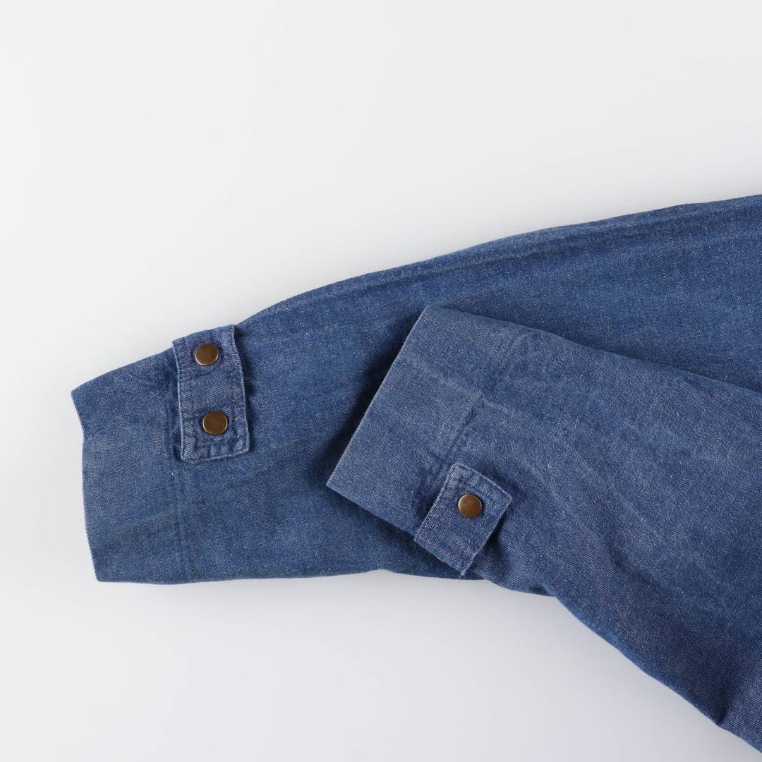 80s~ Bardinella Designs Bat-dyed Denim Double Rider Jacket Women's M Size Vintage /eaa525752