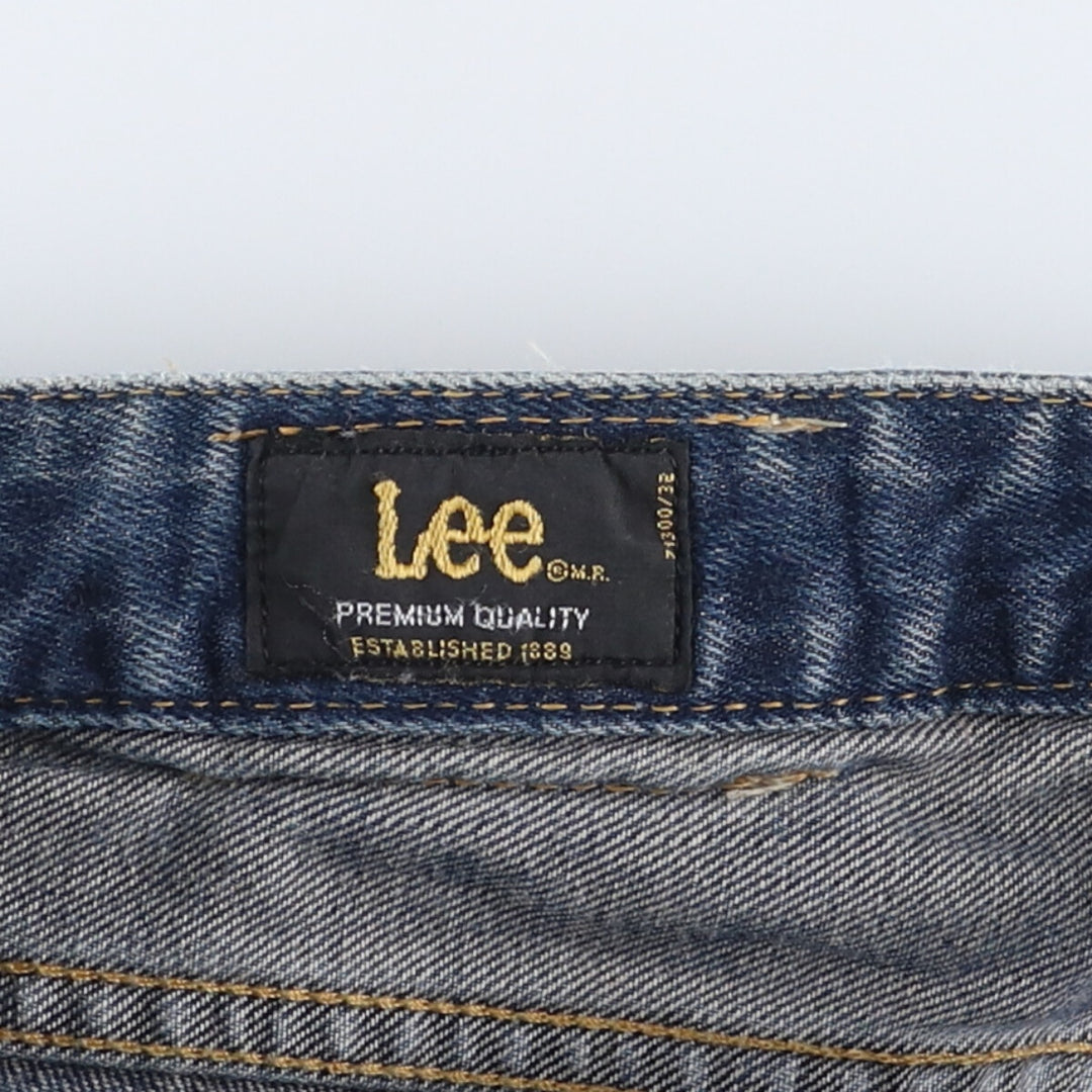 Lee flare cut denim pants for women, size L (w30) cotton blue type Vintage Second Hand