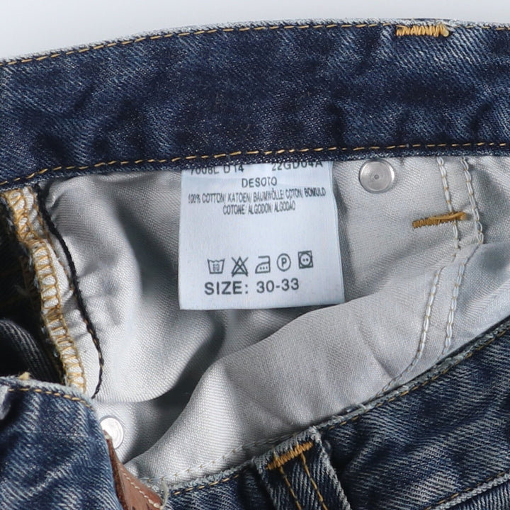 Lee flare cut denim pants for women, size L (w30) cotton blue type Vintage Second Hand