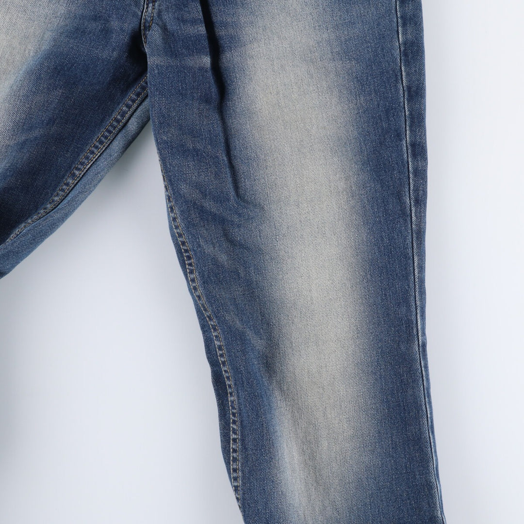 Lee flare cut denim pants for women, size L (w30) cotton blue type Vintage Second Hand