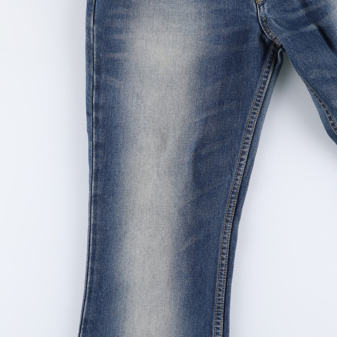 Lee flare cut denim pants for women, size L (w30) cotton blue type Vintage Second Hand