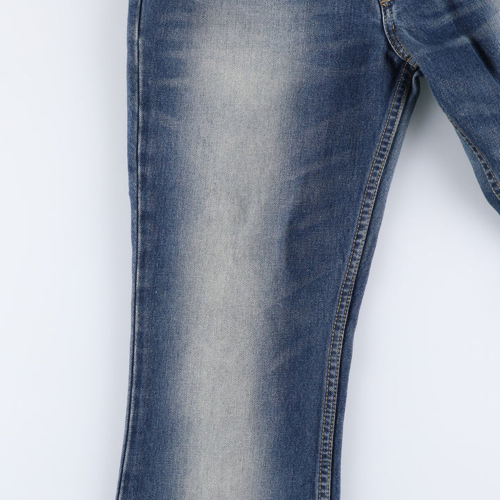 Lee flare cut denim pants for women, size L (w30) cotton blue type Vintage Second Hand