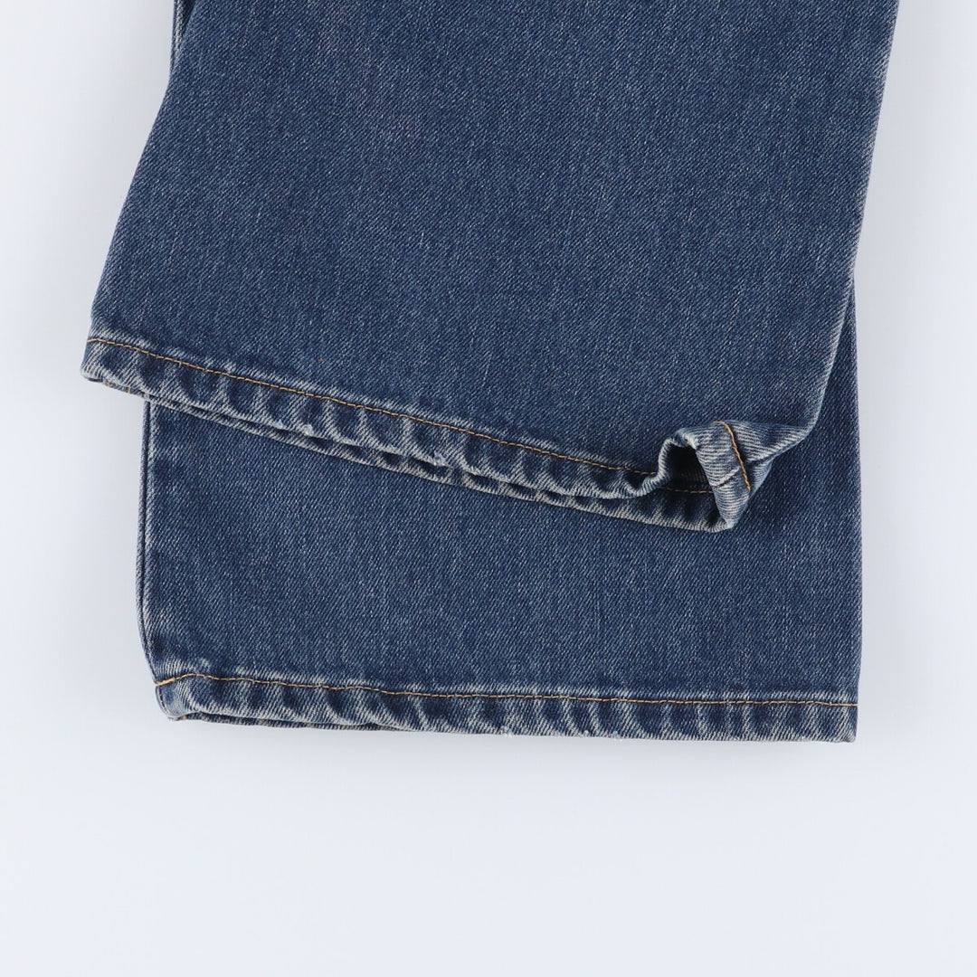 Lee flare cut denim pants for women, size L (w30) cotton blue type Vintage Second Hand