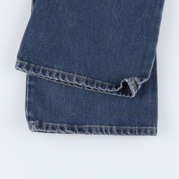 Lee flare cut denim pants for women, size L (w30) cotton blue type Vintage Second Hand