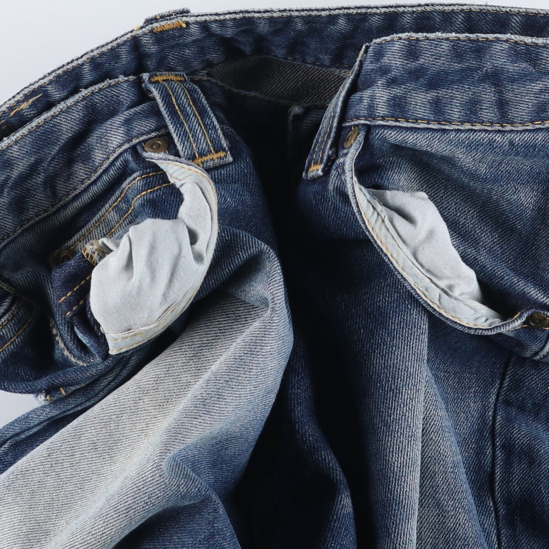 Lee flare cut denim pants for women, size L (w30) cotton blue type Vintage Second Hand
