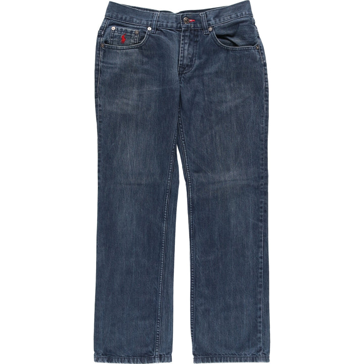 Ralph Lauren POLO RALPH LAUREN CLASSIC FIT straight denim pants women's XL (w32) equivalent unclear blue type Vintage Second Hand