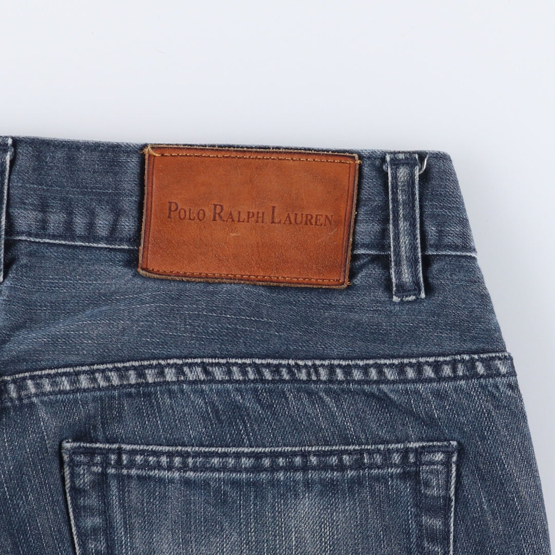 Ralph Lauren POLO RALPH LAUREN CLASSIC FIT straight denim pants women's XL (w32) equivalent unclear blue type Vintage Second Hand