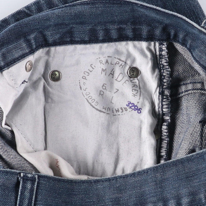 Ralph Lauren POLO RALPH LAUREN CLASSIC FIT straight denim pants women's XL (w32) equivalent unclear blue type Vintage Second Hand