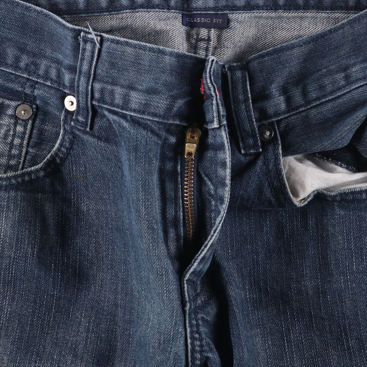 Ralph Lauren POLO RALPH LAUREN CLASSIC FIT straight denim pants women's XL (w32) equivalent unclear blue type Vintage Second Hand