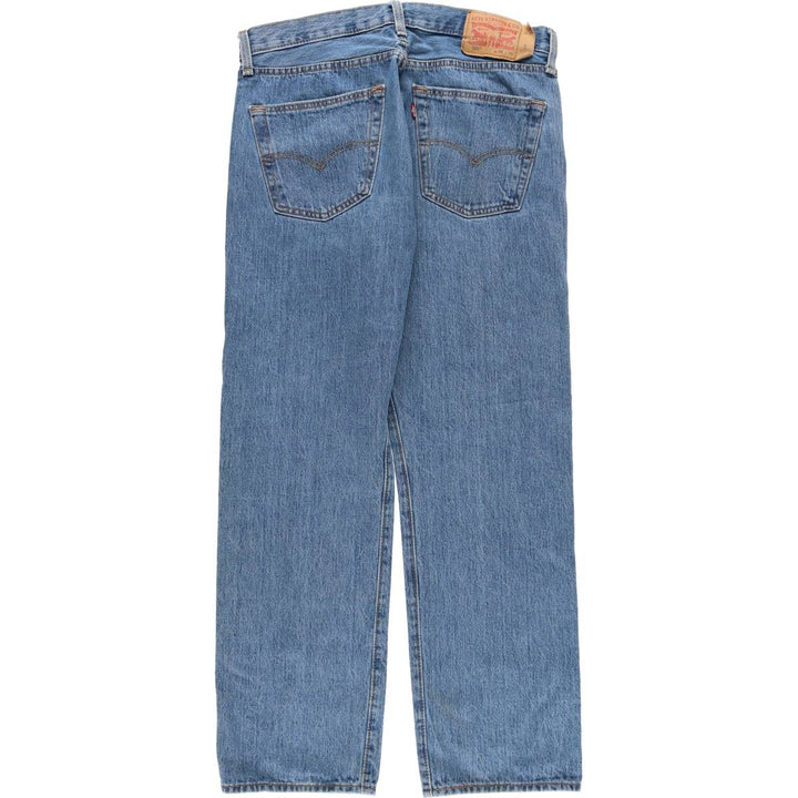 Levi's 501 straight denim pants for men, size W34 cotton Blue type light blue Vintage Second Hand