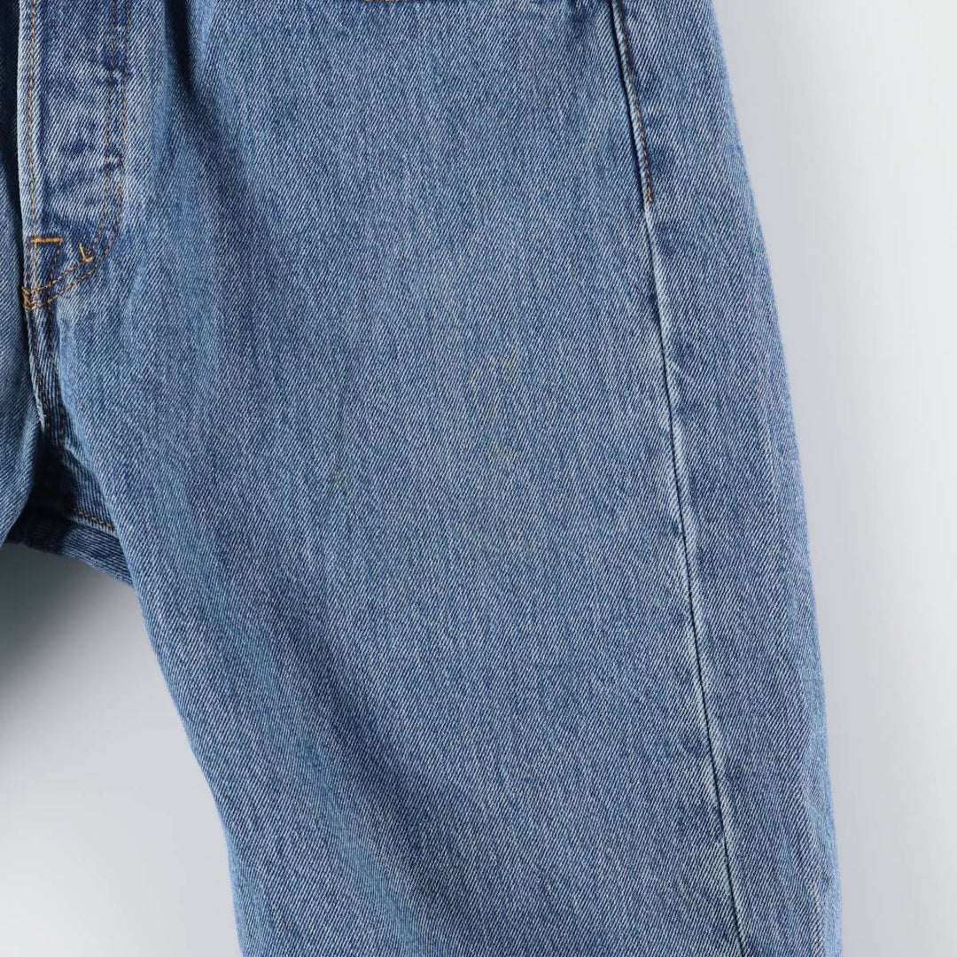 Levi's 501 straight denim pants for men, size W34 cotton Blue type light blue Vintage Second Hand