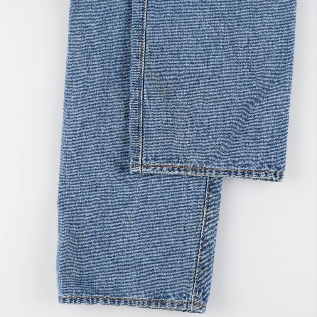 Levi's 501 straight denim pants for men, size W34 cotton Blue type light blue Vintage Second Hand